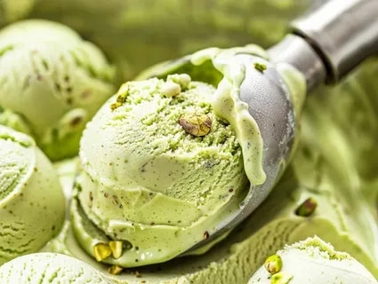 تصویر 3 از بستنی پسته رویال با پسته های آجیلی و شیر بادام